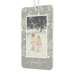 家族パーソナライズされた写真車 カーエアーフレッシュナー