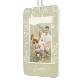 家族パーソナライズされた写真車 カーエアーフレッシュナー (左)