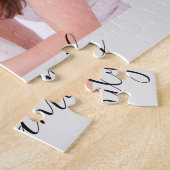 家族パーソナライズされた写真 ジグソーパズル (側面)