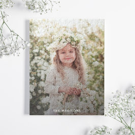 家族パーソナライズされた写真 ジグソーパズル