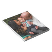 家族パーソナライズされた写真 ノートパッド (アングル)
