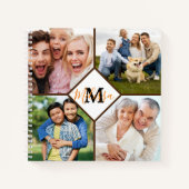 家族パーソナライズされた写真 ノートブック (正面)