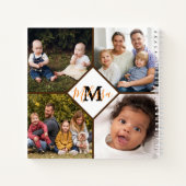家族パーソナライズされた写真 ノートブック (裏面)
