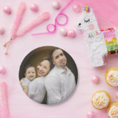 家族パーソナライズされた写真 ペーパープレート (パーティー)