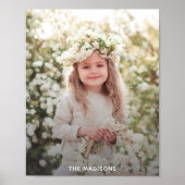 家族パーソナライズされた写真 ポスター (正面)