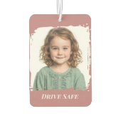 家族パーソナライズされた写真 – 両面 | カーエア カーエアーフレッシュナー (裏面)