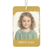 家族パーソナライズされた写真 – 両面 | カーエア カーエアーフレッシュナー (裏面)