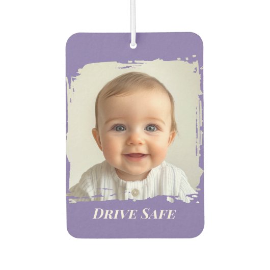 家族パーソナライズされた写真 – 両面 | カーエア カーエアーフレッシュナー (正面)