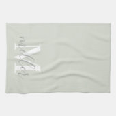 家族パーソナライズされた名キッチンハンドタオル キッチンタオル (横)