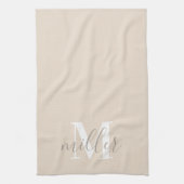 家族パーソナライズされた名キッチンハンドタオル キッチンタオル (縦)