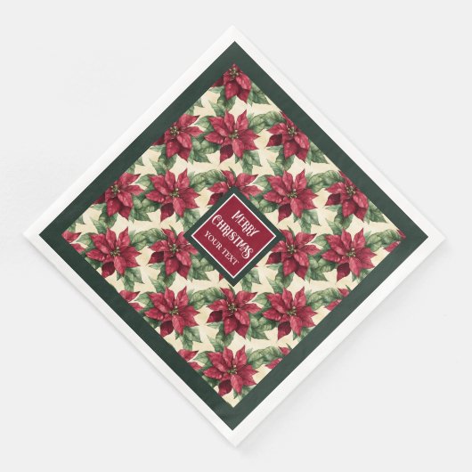 家族パーソナライズされた名クリスマスポインセチア (コーナー)