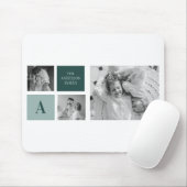 家族パーソナライズされた名コラージュ写真ギフト マウスパッド (マウス)