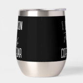 家族パーソナライズされた名コーヒーブラックとホワイト (左面)