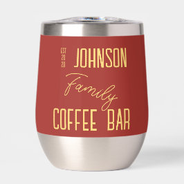 家族パーソナライズされた名コーヒー