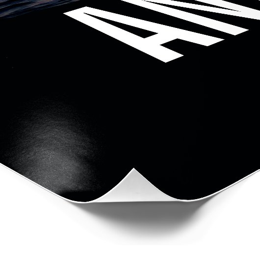 家族パーソナライズされた名付き家族写真 ポスター (コーナー)