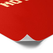 家族パーソナライズされた恵みクリスマスサイン ポスター (角)