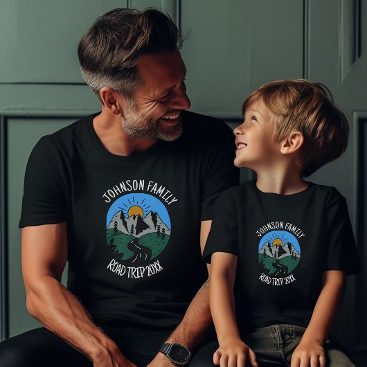 家族パーソナライズされた旅行 Tシャツ