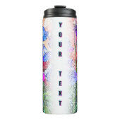 家族パーソナライズされた猫写真コラージュ タンブラー (正面)