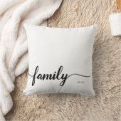 家族パーソナライズされた用の写真枕 クッション (ブランケット)