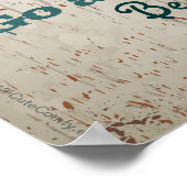 家族パーソナライズされた規則ハウスサイン ポスター (角)