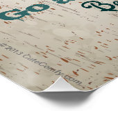 家族パーソナライズされた規則ハウスサイン ポスター (コーナー)