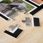 家族パーソナライズされた11写真カスタムコラージュ ジグソーパズル (側面)