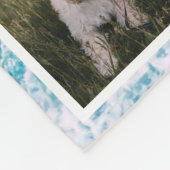 家族パーソナライズされた11写真カスタムコラージュ フリースブランケット (角)