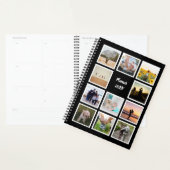 家族パーソナライズされた11写真カスタムコラージュ プランナー手帳 (ディスプレー)
