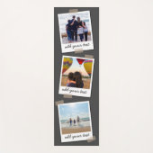 家族パーソナライズされた3フォトカスタムコラージュ ヨガマット (正面)