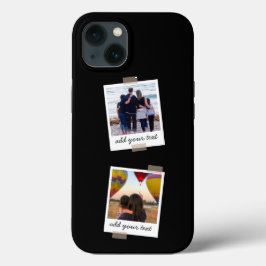 家族パーソナライズされた4フォトカスタムコラージュ iPhone 13ケース