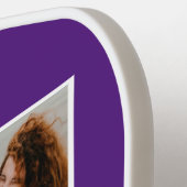 家族パーソナライズされた4枚の写真コラージュテンプレート ピックルボールラケット (左詳細)