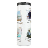 家族パーソナライズされた6フォトカスタムコラージュ タンブラー (裏面)