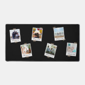 家族パーソナライズされた6フォトカスタムコラージュ デスクマット (正面)