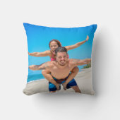 家族パーソナライズされた/カップルの写真 クッション (正面)