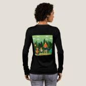 家族ピクニック トライブレンドTシャツ (背面全体)
