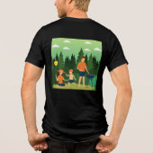 家族ピクニック トライブレンドTシャツ (裏面)
