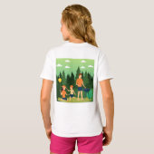 家族ピクニック Tシャツ (裏面フル)