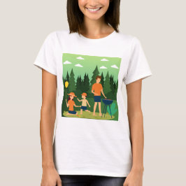 家族ピクニック Tシャツ