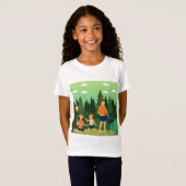 家族ピクニック Tシャツ (正面フル)
