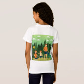 家族ピクニック Tシャツ (裏面フル)