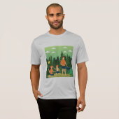 家族ピクニック Tシャツ (正面フル)