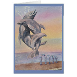 家族フレンドリーのドルフィン像