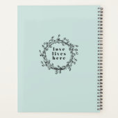 家族プランナーカレンダーカスタムの写真 プランナー手帳 (裏面)