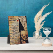 家族プレゼント |愛の引用文を夫に フォトプラーク (側面)