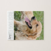 家族ペット写真最高のパーソナライズされた犬のジグソー ジグソーパズル (横)