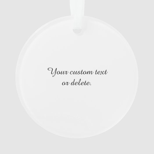 家族ペット-あなた自身の写真を作成して下さい オーナメント (裏面)