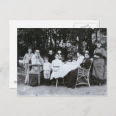 家族ポートレートの作家レオN.トルストイ ポストカード (正面/裏面)