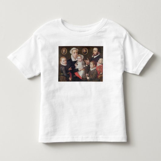 家族ポートレート トドラーTシャツ (正面)