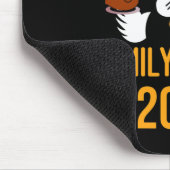 家族マッチングのための感謝祭パジャマ秋ターク マウスパッド (コーナー)