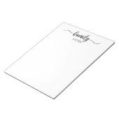 家族メモ書きノート ノートパッド (アングル)